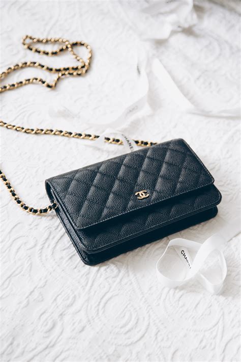 chanel wallet on chain chevron|chanel woc wallet.